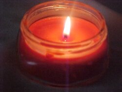 Picture of a red candle